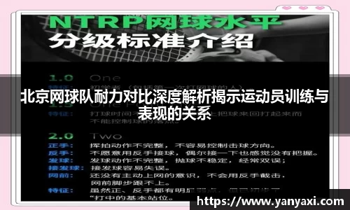 北京网球队耐力对比深度解析揭示运动员训练与表现的关系