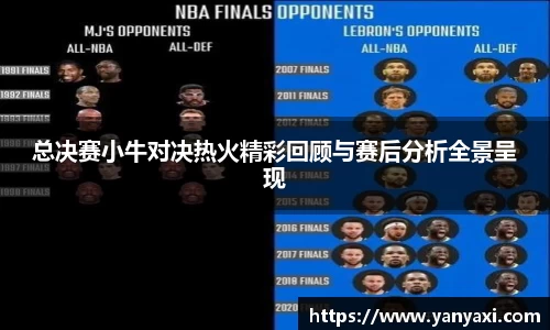 总决赛小牛对决热火精彩回顾与赛后分析全景呈现